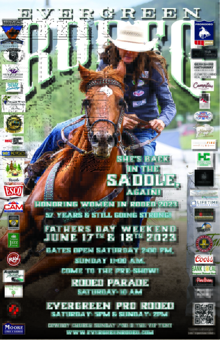 Evergreen Rodeo 2023 Poster