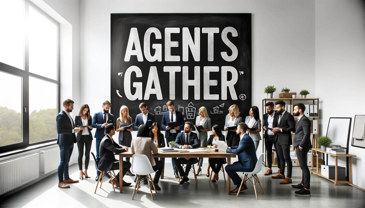 Real Estate Agents Gather Network